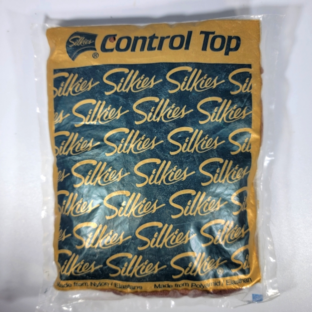 Silkies Pantyhose Control Top Beige Honey Hose USA Queen Size XXL 070502 New